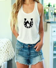 Load image into Gallery viewer, Horse Shoe English Rider Tank Top
