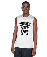 Load image into Gallery viewer, Horses Keep Me Stable Design 1 Tank Top
