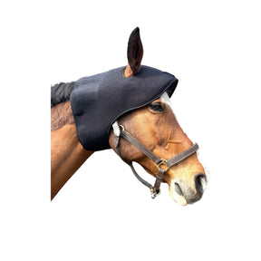 “Horse wearing red light therapy bonnet pad on poll region”

“Equine TMJ near-infrared LED pad close-up”

“Wireless calming LED bonnet for nervous horse before trailering”

“SV Equine Therapy head and poll light therapy device in use”

