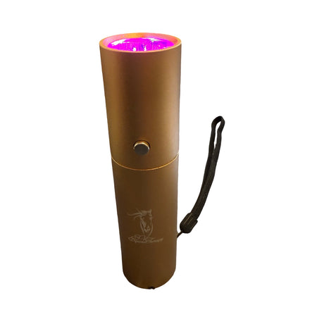 Equine blue and red light therapy torch for inflammation and wound healing