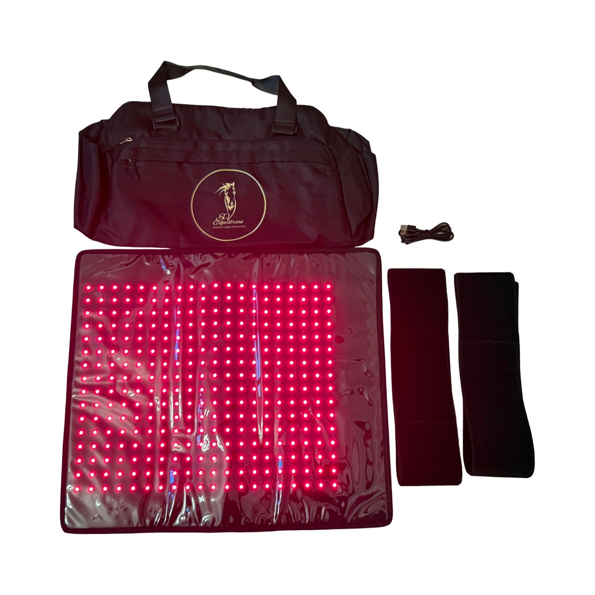 SV Equine Therapy ACTIVE Large Square LED Light Therapy Pad – Red & Infrared Relief for Back, Neck, Shoulders & Core