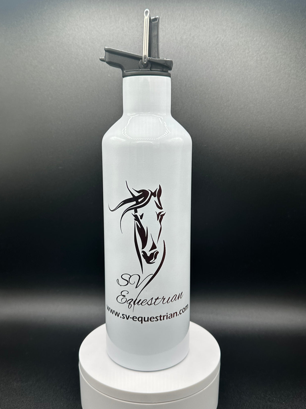 SV Equestrian Insulated 500ml  Aluminum Water Bottle With Flip Lid
