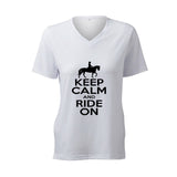 Keep Calm And Ride On - T-Shirt