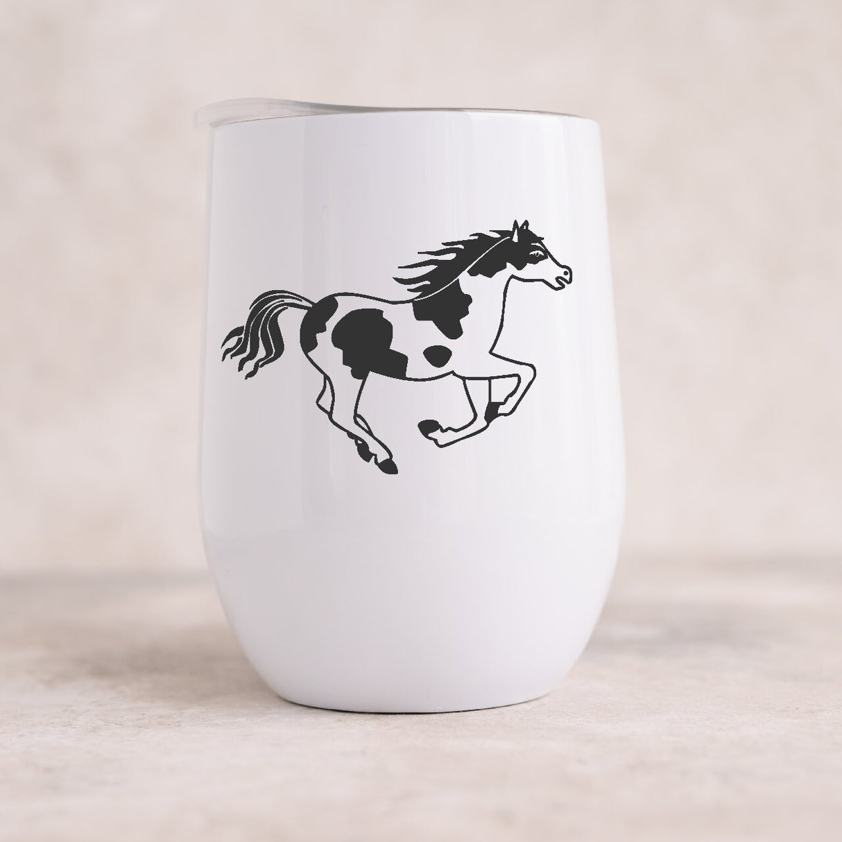 Paint Horse 12oz Insulated Wine Tumbler