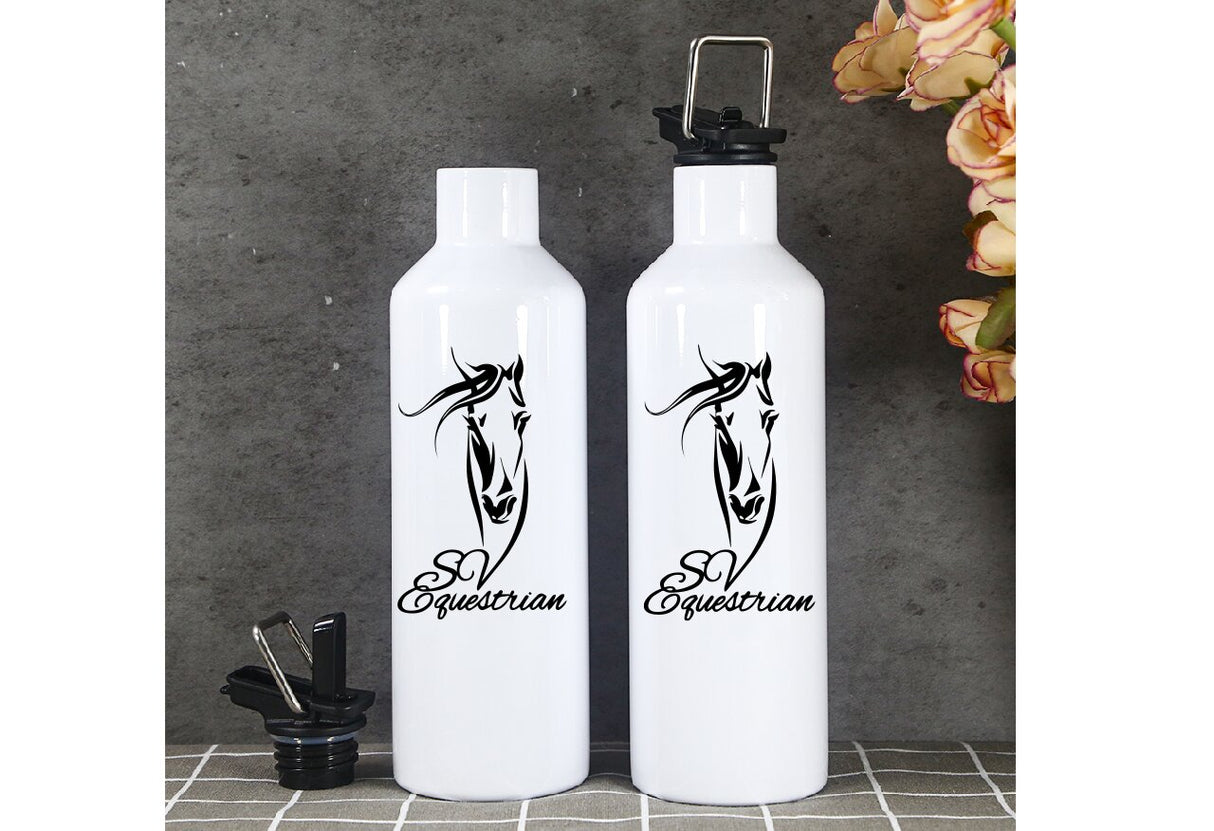 SV Equestrian Insulated 500ml  Aluminum Water Bottle With Flip Lid