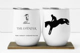The Eventer ~ The Crazy Equestrian ~ 12oz Insulated Wine Tumbler