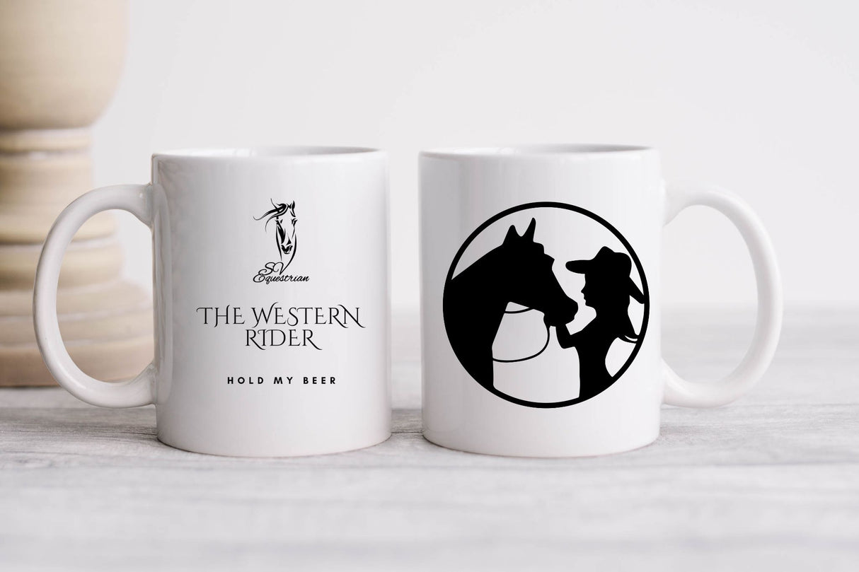 The Western Rider ~ Hold My Beer - Coffee Mug