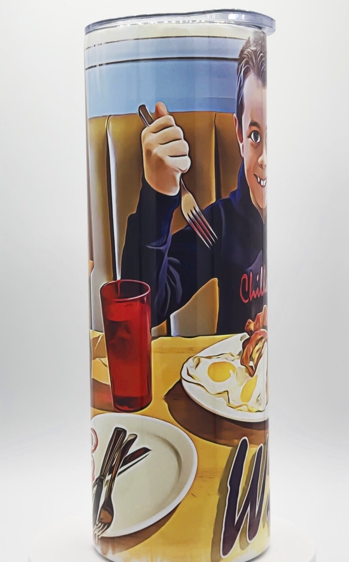 Personalized Caricature 20oz Double Wall Insulated Skinny Tumbler