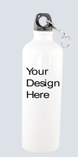 Personalized 750ml Aluminum Water Bottle With Screw Cap