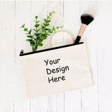 Personalized Canvas Zipper Bag/Pencil Case/Cosmetic Bag/Show Change