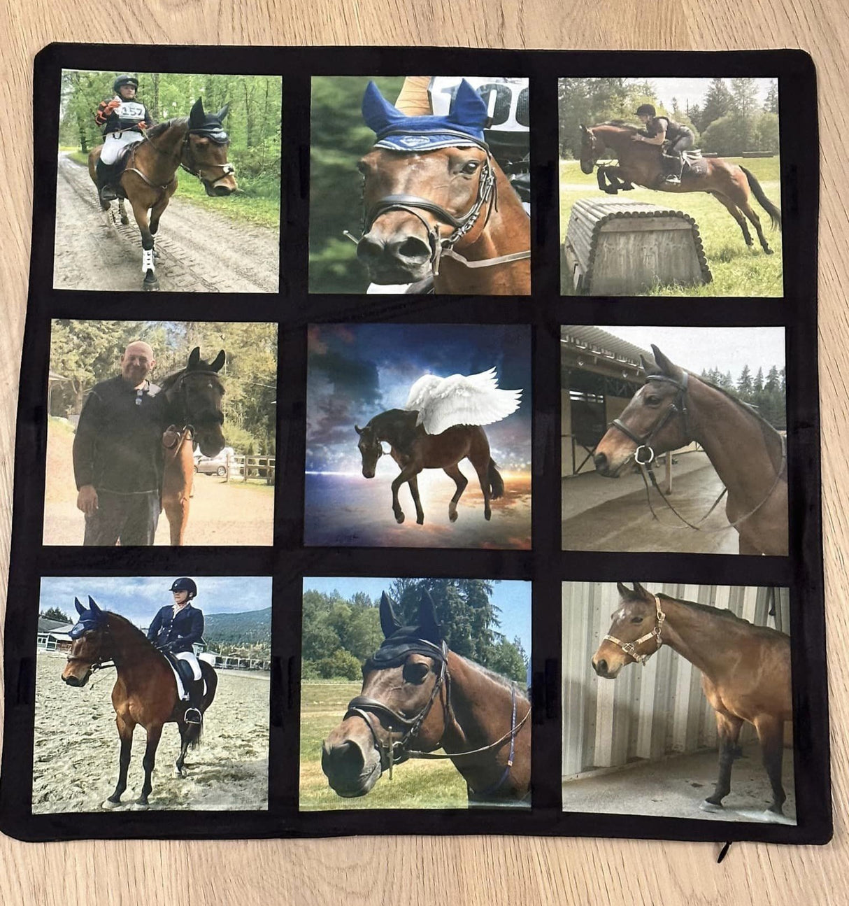 Personalized Push 6 Square Photo/Memory Cushion Cover