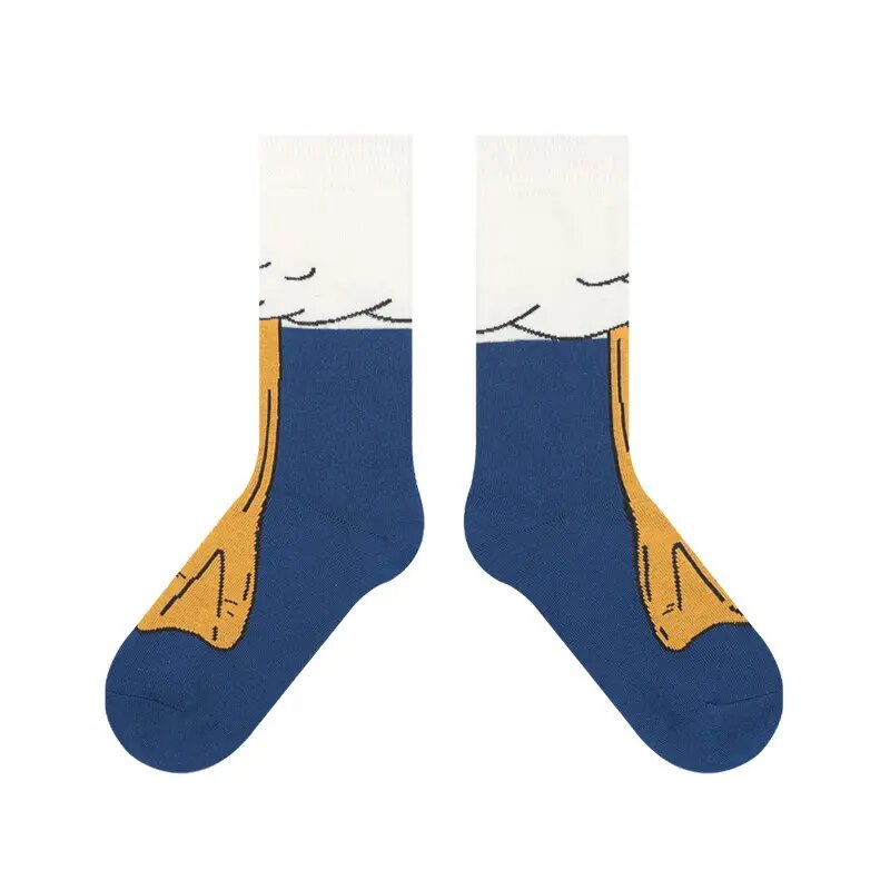 Funny Duck Cotton Comfortable Breathable Soft Anti-Odor Crew Socks