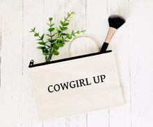 Load image into Gallery viewer, CowGirl Up - Zipper Bags for Cosmetics, Pencils or Show Cash
