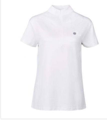 Dublin Tucana Short Sleeve Ladies Competition Shirt - White XL