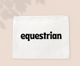 Equestrian - Zipper Bags for Cosmetics, Pencils or Show Cash
