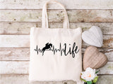 Hunter/Jumper Life Line - Tote Bag