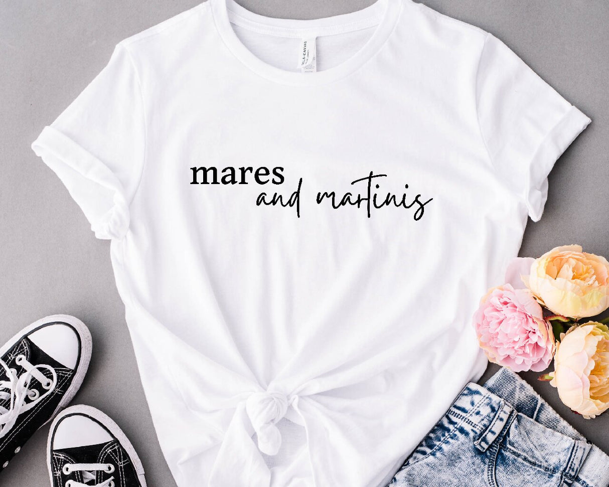 Mares And Martinis - T-Shirt