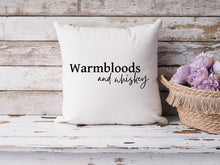 Load image into Gallery viewer, Warmbloods And Whiskey - Cushion Cover
