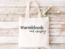 Load image into Gallery viewer, Warmbloods And Whiskey - Tote Bag
